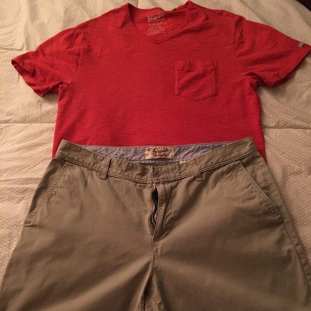 Penguin Tee & Shorts